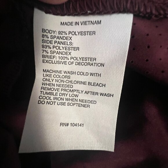 DSG Men's‎ 7" Stride Run Shorts, Burgundy, 2XL - Picture 7 of 8